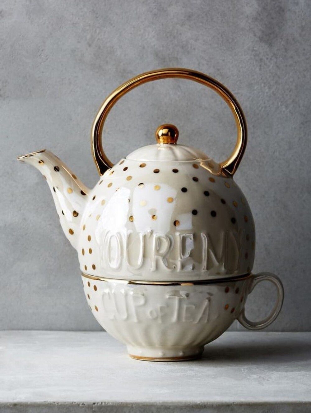 Anthropologie Sweet Sentiment Teapot